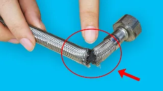 Repair Like a Pro! The fastest way to Fixing a Broken Steel Wire Hose!