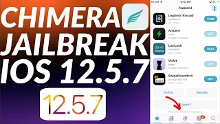 Chimera Jailbreak 12.5.7 | iOS 12.5.7 Chimera | ChimeraFix iOS 12.5.7 | Jailbreak iOS 12.5.7 | 2023