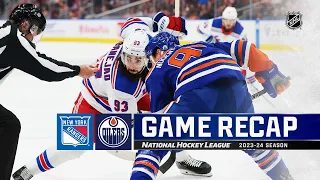 Rangers @ Oilers 10/26 | NHL Highlights 2023