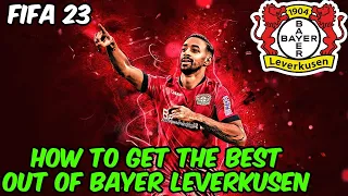 FIFA 23 - BEST BAYER LEVERKUSEN Formation, Tactics and Instructions