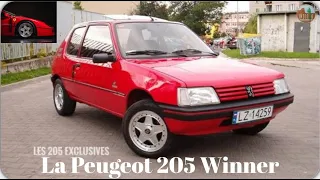 Les 205 exclusives : La Peugeot 205 winner ! (digne des plus belle Ferrari🏁)