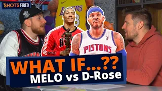 Derrick Rose ohne Verletzungen vs Carmelo #2 Pick der Pistons | SHOTS FIRED C-Bas vs KobeBjoern