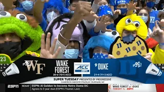 ESPN CBB intro | Wake Forest @ 9 Duke | 2/15/2022