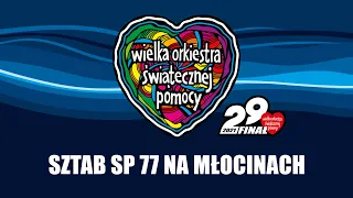 Hymn WOŚP - Sztab SP 77 na Młocinach