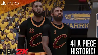 LeBron James & Kyrie Irving historic game 5 vs Warriors 2016 Finals | NBA 2K | PS5