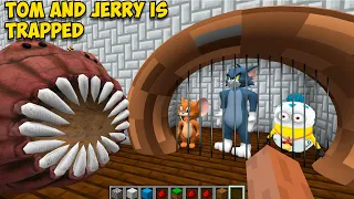 HOW TOM and JERRY ESCAPE FROM WORM PRISON in MINECRAFT MINIONS INVESTIGATION ! Gameplay Movie traps