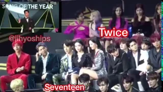 TWICE (JIHYO) & SEVENTEEN (MINGYU) moment SOTY reaction ❤️