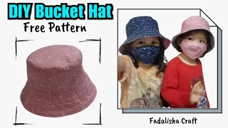 DIY Bucket Hat (Free Pattern in 4 Sizes) / Bucket Hat Tutorial