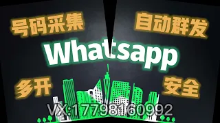 whatsapp群发 外贸客户开发软件 开发国外客户神器