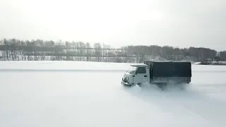 УАЗ 3303 испытание по снегу #2