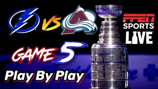 🔴LIVE: NHL Stanley Cup Final Avalanche vs Lightning Game 5