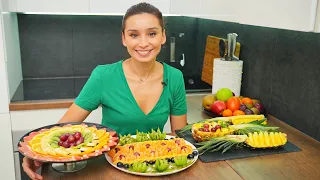 How to cut and serve fruit! Fruit slicing on the holiday table!