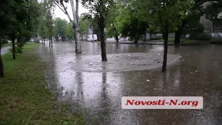 Потоп в центре Николаева