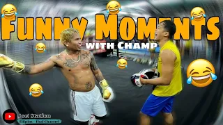 Funny Moments in Training with Champ Quadro Alas | Joel Station x Casimero