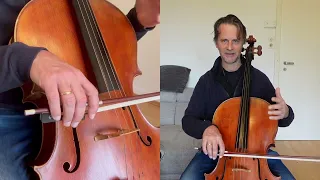 Cello lernen – kein schöner Klang trotz geraden Streichens? Achte auf die Stange!