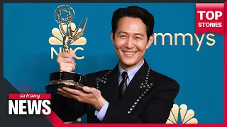 Director and lead actor of "Squid Game" win Emmy awards