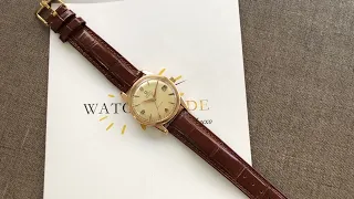 LINDO E RARO RELÓGIO OMEGA SEAMASTER EM OURO 18K  REF  2849 SC  CAIXA EM OURO ROSÉ 18K MACIÇO