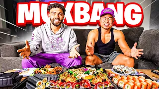 Sushi Mukbang With Youtube Basketnball Star D'Vontay Friga!