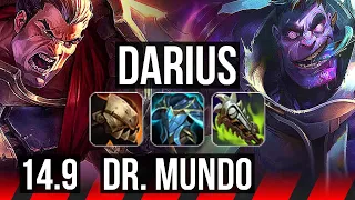 DARIUS vs DR. MUNDO (TOP) | 10/0/8, 67% winrate, Legendary | EUW Master | 14.9