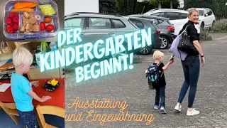 Start mit dem KINDERGARTEN 2022 - Unsere Ausstattung - So hat die Eingewöhnung schnell geklappt