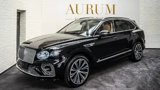 [2021] BENTLEY BENTAYGA 4.0 V8 FIRST EDITION ONYX CAMEL BELUGA MULLINER by AURUM International [4K]