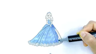 Disney Coloring Pages - Cinderella Coloring Pages Fairy Godmother's Magic