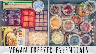 WHAT’S IN MY VEGAN FREEZER | vegan freezer meals + essentials