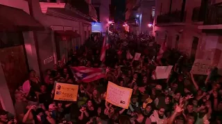 Protests against governor of Puerto Rico turn violent