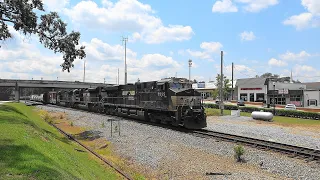 NS 282 runs northbound in Stockbridge