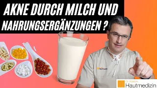 AKNE durch falsche Ernährung: Milchprodukte, NAHRUNGSERGÄNZUNGSMITTEL ??? #akne