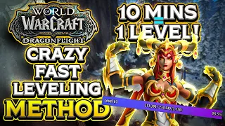 INSANELY FAST leveling in Dragonflight!! - 1 Level in 10 minutes!