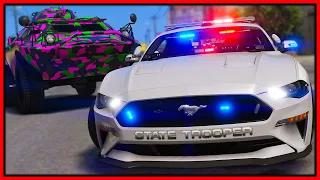 GTA 5 Roleplay - APC MILITARY TANK CHASES COPS | RedlineRP