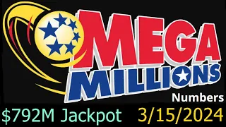 Mega Millions Winning Numbers 15 March 2024. Today Mega Millions Drawing Result Friday 3/15/2024