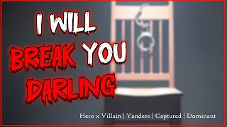 Dominant Villain tries to break you [M4A ASMR] [Yandere] [Hero x Villain]