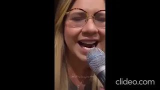 Marilia Mendonça cantando Cuida Bem Dela(NOS ENSAIO)