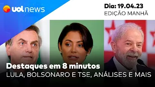 UOL News em 8 Minutos: Lula critica videogames, filha de Michelle, Bolsonaro inelegível e mais