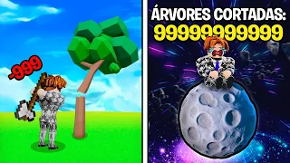 CORTEI ÁRVORES E FUI EXPULSO DO PLANETA TERRA - ROBLOX