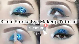 Romantic Bridal Smoke Eye Makeup Guide||"Flawless Bridal Smoke Eye Makeup Tutorial"||Mz