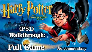 Harry Potter and the Philosopher's Stone PS1 Walkthrough Full Game