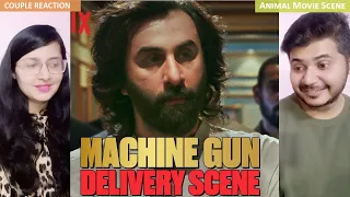 Couple Reaction on Ranbir Kapoor Gets the Machine Gun Delivery From Freddy in #Animal
