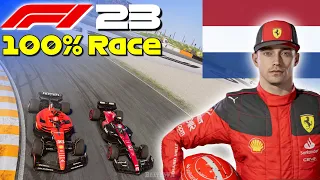 F1 23 - Let's Make Leclerc World Champion #14: 100% Race Netherlands