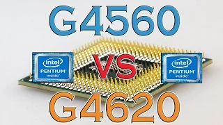 G4560 vs G4620 - BENCHMARKS / GAMING TESTS REVIEW AND COMPARISON / Intel Kaby Lake vs Kaby Lake