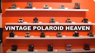 a POLAROID haven - they repair and sell SX-70 and MORE! a visit to Brooklyn Film Camera