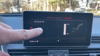 How to Check the Oil Level 2019 Audi Q5 SUV