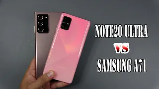 Samsung Galaxy Note20 Ultra vs Galaxy A71 | SpeedTest and Camera comparison