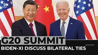 Biden, Xi meet amid strained ties ahead of G20 summit in Bali