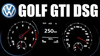 Golf VII GTI Performance DSG Acceleration 0-240 km/h