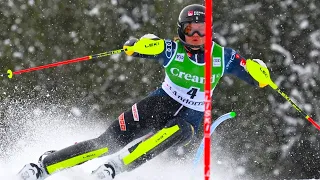 FIS Alpine Ski World Cup - Women's Slalom  (Run 1) - Soldeu AND - 2024