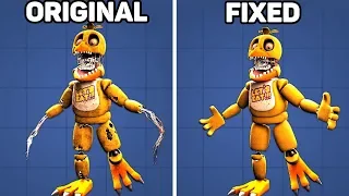 Fixed VS. Original Animatronics in Five Nights at Freddy's #2