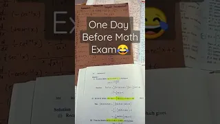 One day before math exam😂|Hard Working🥺😭| #Boardexams # motivation #Shorts